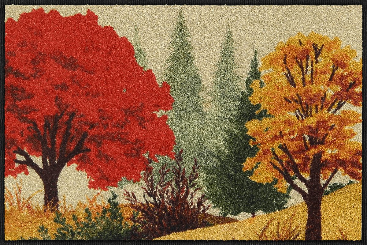 Fußmatte 50x75  Forest Pleasure gelb