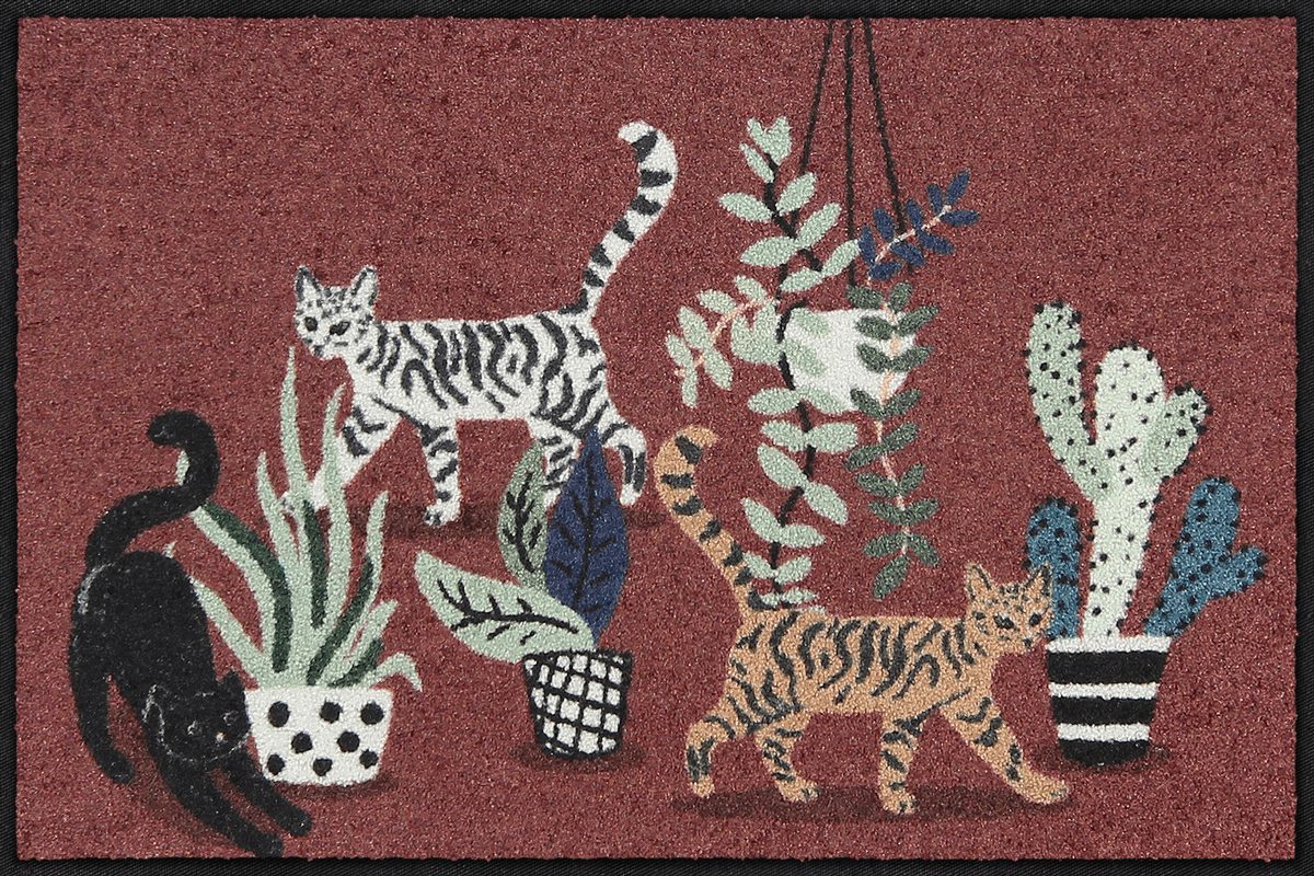 Fußmatte 50x75  Home Alone grün