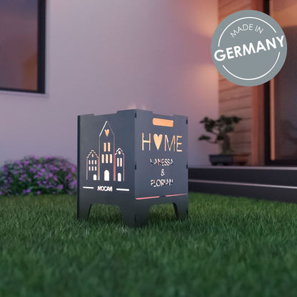 Feuerkorb Home 52 cm | 3 mm Stahl personalisiert