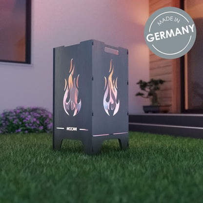 Perfekt als Geschenk oder für eine gelungene Gartenparty - MOCAVI Brennstelle Flamme - Made in Germany