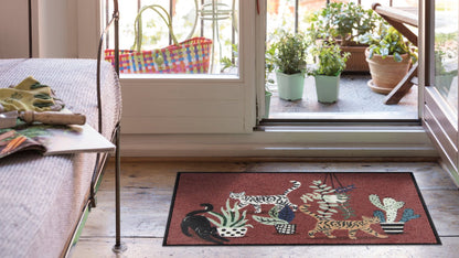 Fußmatte 50x75  Home Alone grün