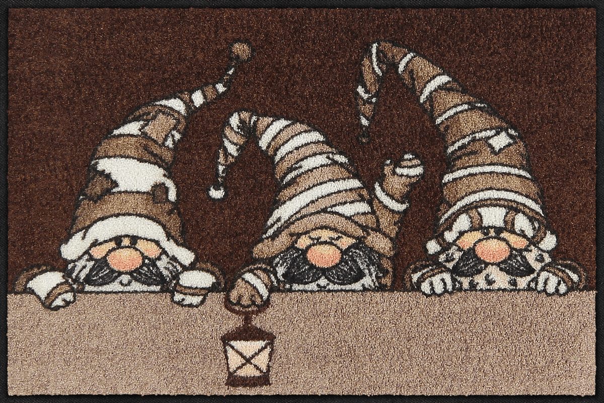 Fußmatte 50x75  Julklapp mocca grau