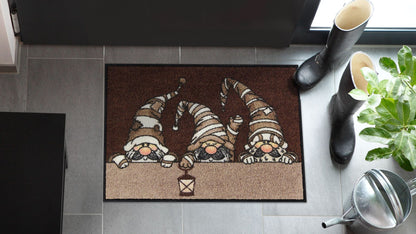 Fußmatte 50x75  Julklapp mocca grau