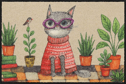 Fußmatte 50x75  Sophisti-Cat grau