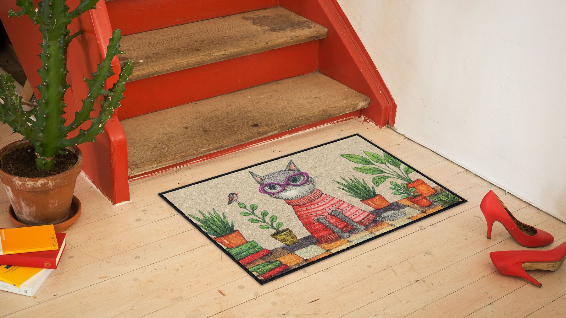 Fußmatte 50x75  Sophisti-Cat grau