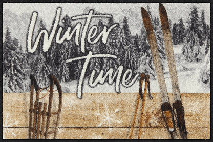 Fußmatte 50x75  Winter Memories blau